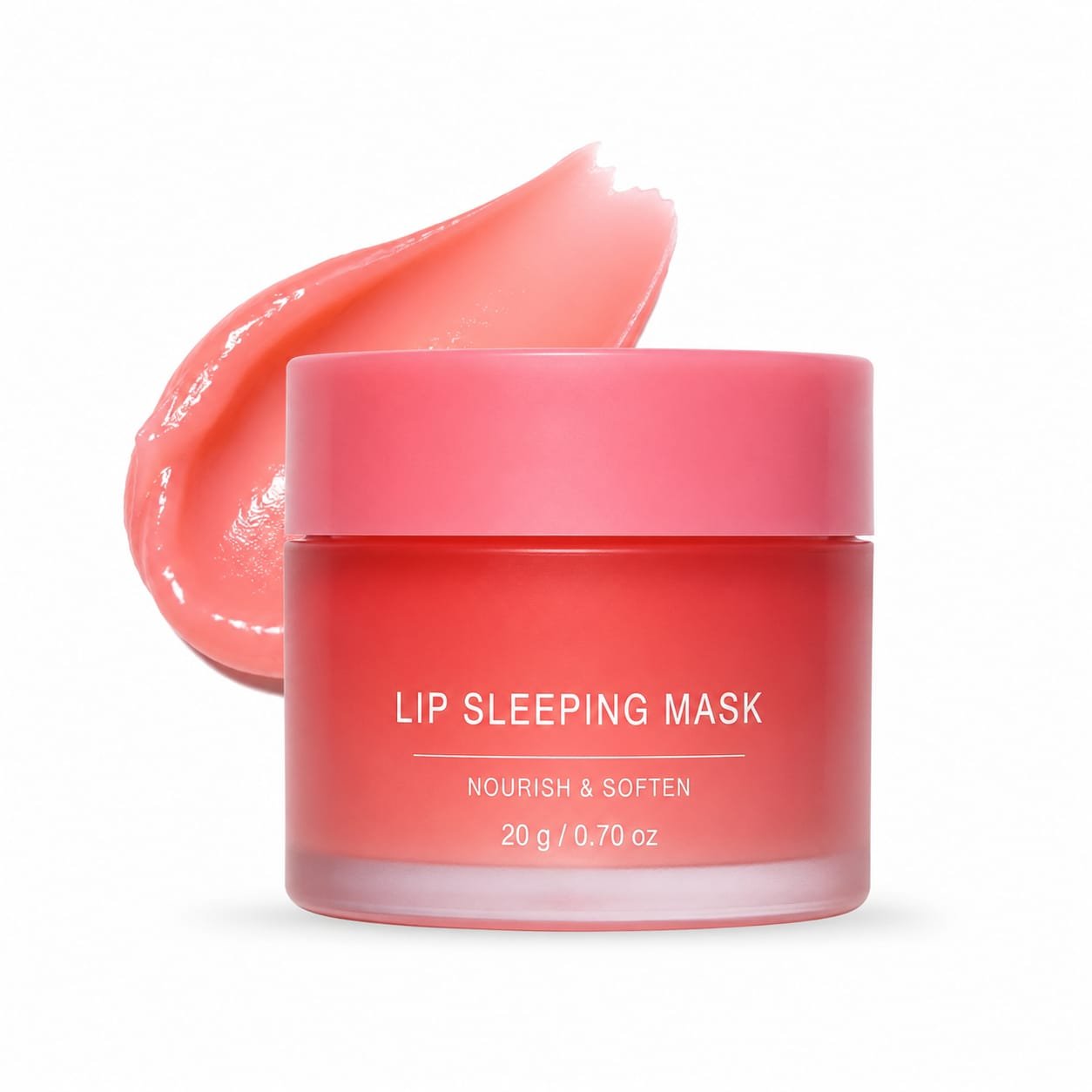 AI-generated illustrative product visual of LANEIGE Lip Sleeping Mask: Nourish, Hydrate, Vitamin C